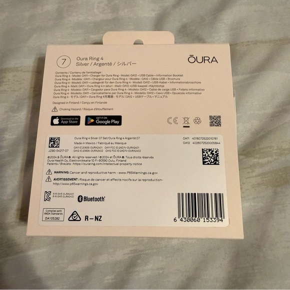 Oura Ring 4 in Elegant Silver - Picture 1 of 1